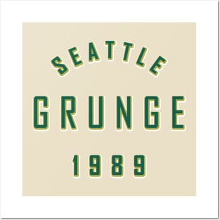 SEATTLE GRUNGE 1989 Posters and Art